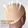 20 Pcs Light Brown Wig Caps for Women, Ultra-Thin Stretchy Nylon Lace Front Stocking Caps (Ballet/Cosplay/Daily Use) - 4 of 4