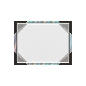Great Papers Rainbow Foil Certificates 8.5" x 11" Modern Black 15/Pack (2019005) - 1 of 3
