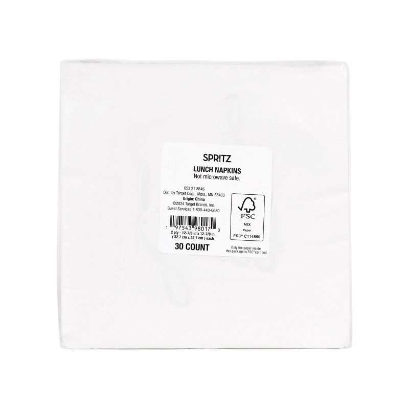 30ct &#39;Oh Baby&#39; Lunch Napkins - Spritz&#8482;, 5 of 7