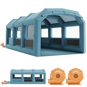 Inflatable Paint Booth, Inflatable Spray Booth Tent, Car Paint Tent with Air Filter System,Portable Spray Shelter for Car Motorcycle Paint - 1 of 4