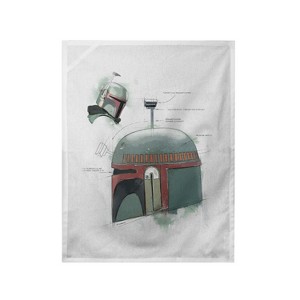 Star Wars Boba Fett Helmet Profile Dish Towel - 1 of 1