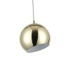 Chloe Lighting Ironclad Contemporary-Style 1 Light Plated Gold Ceiling Mini Pendant 8" Wide - 4 of 4