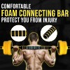 33/44 LB Adjustable Dumbbell Set,Adjustable Dumbbell Weights Strength Training Equipment Work As Dumbbells and Barbells for Home Gym - 4 of 4