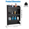 Metal Helmet Locker, Wall Mounted Double Aluminum Helmet Holder, Locker Organizer for Shop, Garage, Warehouse, Basement - 2 of 4