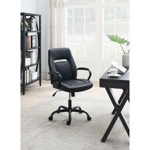 NicBex Adjustable Office Chair with Wheels,Modern Ergonomic Computer Chair,Faux Leather Swivel Desk Chair for Adult,Student - 1 of 4