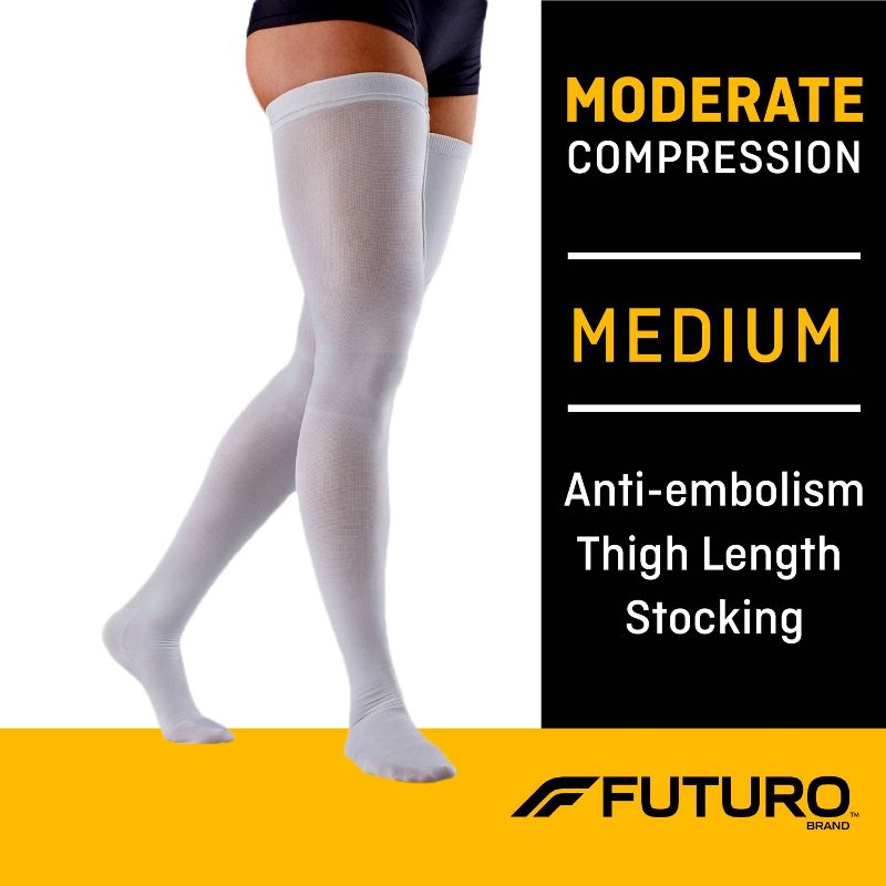 FUTURO Anti-Embolism Thigh High Length Stockings, 3 of 10