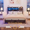 Aheaplus Platform Bed Frame with Reversible Storage Headboard and Charging Station - 3 of 4