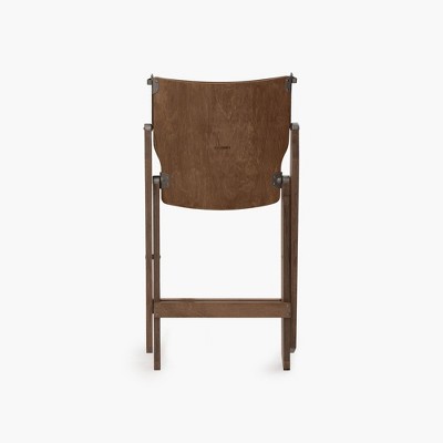 Barebones Honey Brown Birch Wood Folding Chair