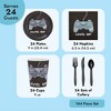 Juvale 144 Pack Video Game Party Supplies with Plates, Napkins, Cups, Cultery for Gamer Birthday Decorations (Serves 24) - 4 of 4