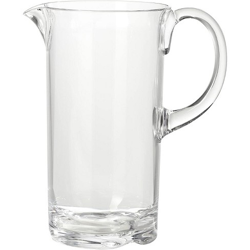 125oz Glass Pitcher With Lid 1 Gallon Pitcher, Glass Water Pitcher With  Precise Scale Line