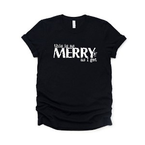 Simply Sage Market Women's Merry As I Get Short Sleeve Graphic Tee - 1 of 4