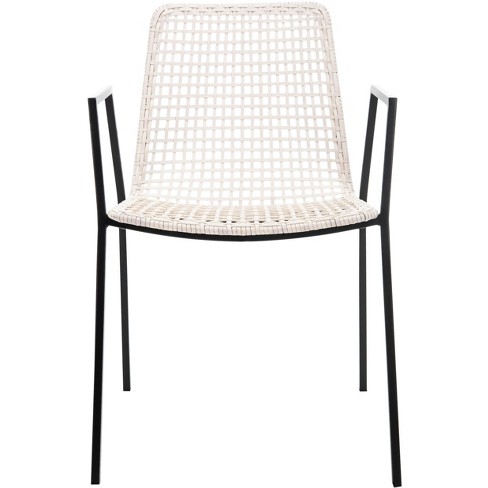 Wynona Leather Woven Dining Chair Set, Safavieh Leather Dining Chairs