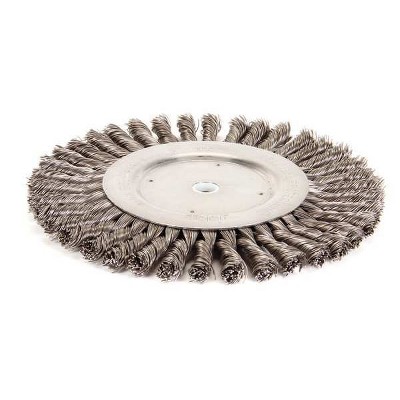 Weiler  Twist Wire Wheel Brush,Arbor,8 In. 94022