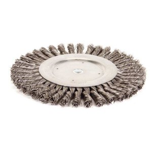 Weiler  Twist Wire Wheel Brush,Arbor,8 In. 94022 - 1 of 2