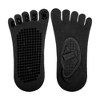 Unique Bargains Non-Slip Yoga Socks Five Toe Socks Pilates Barre for Women with Grips - 4 of 4