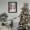 SEVOBAL Wall Art Santa Winter Stroll Christmas Holiday Framed Decor for Living Room Seasonal Home, Black, 14"*1"*18" - 2 of 4