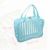 Unique Bargains Large Capacity Clear Zipper Makeup Bag Organizers 3 Pcs - 4 of 4