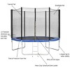 Costway 10 FT Trampoline Combo Bounce Jump Safety Enclosure Net W/Spring Pad Ladder - image 3 of 4