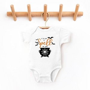 The Juniper Shop I'll Put A Spell On You Glitter Baby Bodysuit - 1 of 3