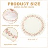 Unique Bargains Wedding Christmas Decoration Round Food Lace Trim Paper Placemats - 2 of 4