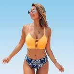 Women's Bikini Swimsuit Lace Up Strappy Two Piece Bathing Suit -Cupshe