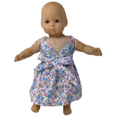 Doll Clothes Superstore Blue And Raspberry Sundress Fits 15-16 Inch Baby Dolls