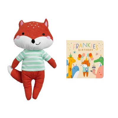 Pearhead Plush and Board Book Gift Set - Fox