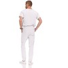 Medichic Men Scrubs Set - Stretch V-Neck Scrub Top with 7-Pocket Pants Workwear - 2 of 4