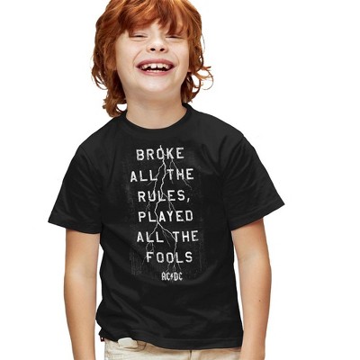 Boys' Short Sleeve AC/DC Struck T-Shirt