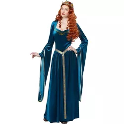 California Costumes Lady Guinevere Adult Costume (Teal)
