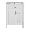 Merax 24-Inch Bathroom Vanity with Ceramic Sink, Soft Close Doors & Drawers - 4 of 4