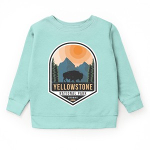 The Juniper Shop Yellowstone National Park Badge Youth Sweatshirt - 1 of 4