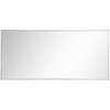 Elegant Lighting Metal frame rectangle mirror 30 inch in silver - 4 of 4