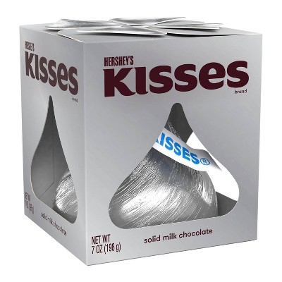 Hershey's Holiday Kisses Giant Milk Chocolate Candies - 7oz