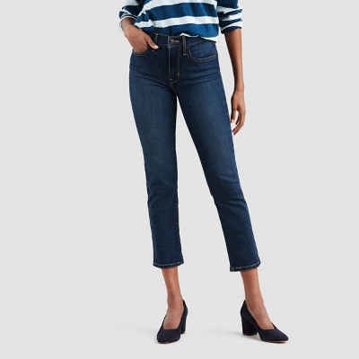 levi's straight cropped jeans