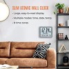 Marathon Slim Atomic 10-Inch Wall Clock  Full Calendar Display With Indoor & Outdoor Temperature - 2 of 4