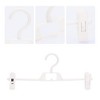 REGALWOVEN Durable Plastic Space Saving With Pinch Clips Clothes Hangers 10 Pcs - 3 of 4