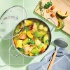 6qt Nonstick Ceramic Coated Aluminum Stock Pot - Figmint™ - 2 of 4