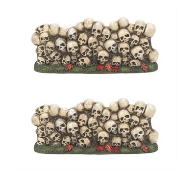Department 56 Department 56 Snow Village Halloween Scary Skeletons Wall Set of 2 #6011476