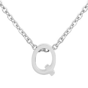 ELYA Women's Polished Initial Stainless Steel Necklace - ELYA - 1 of 4