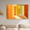 Art Remedy Modern Orange Modern Color Block Abstract Wall Art Framed - 2 of 4