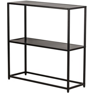 Nordlys Industrial Black Metal Console Table Industrial Style Living Room - 1 of 4