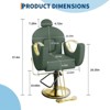 Reclining Hair Salon Chair, 360°Swivel Barber Chair with Heavy Duty Hydraulic Pump Height Adjustable - 2 of 4
