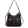MKF Collection Harper Vegan Color Block Leather Women’s Shoulder Hobo Bag by Mia K - 2 of 4