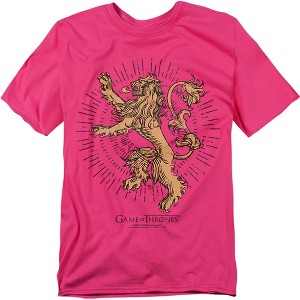 Game Of Thrones Lannister Burst Sigil Adult T-Shirt - 1 of 4