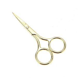 Unique Bargains Women Sharped Edged Scissors Facial Hair Scissors 1 Pc - 1 of 3