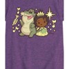 Girls' - Disney Princess - Chibi Kawaii Tiana and Louis Fitted Short Sleeve Graphic T-Shirt - 2 of 4