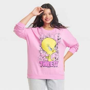 Women's Sanrio Hello Kitty And Friends Two-tone Graphic Sweatshirt - Pink 1x  : Target