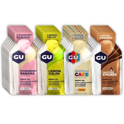 GU Energy Mixed Caffeine Free Nutrition Gel - 24pk