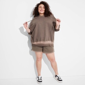 Women's Oversized Hoodie Sweatshirt - Wild Fable™ - 1 of 4